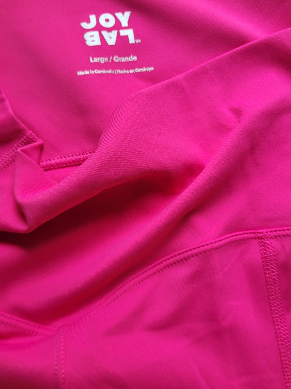 JoyLab Hot Pink Flare Yoga Pants - Picture 3 of 4